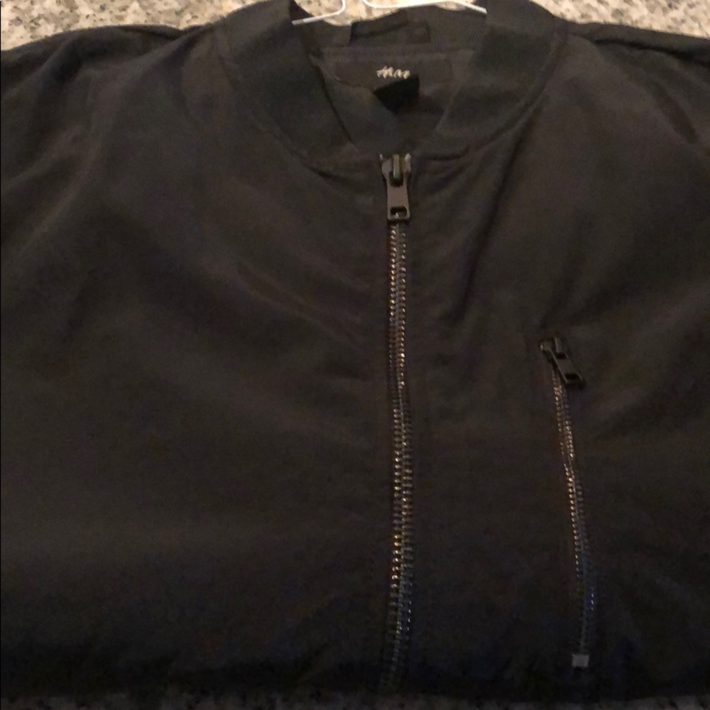H&M - Bomber Jacket - Black - Never Worn